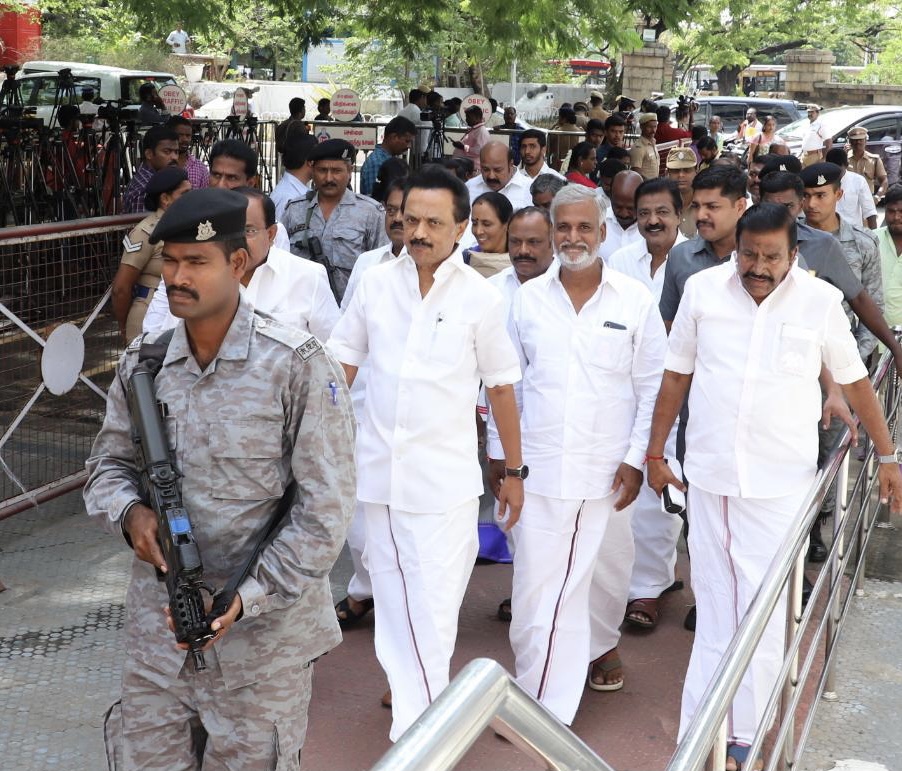 pk sekarbabu harbour mla